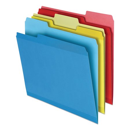 Pendaflex Poly Reinforced File Folder, 1/3-Cut Tabs, Legal Size, Assorted, PK24 86244